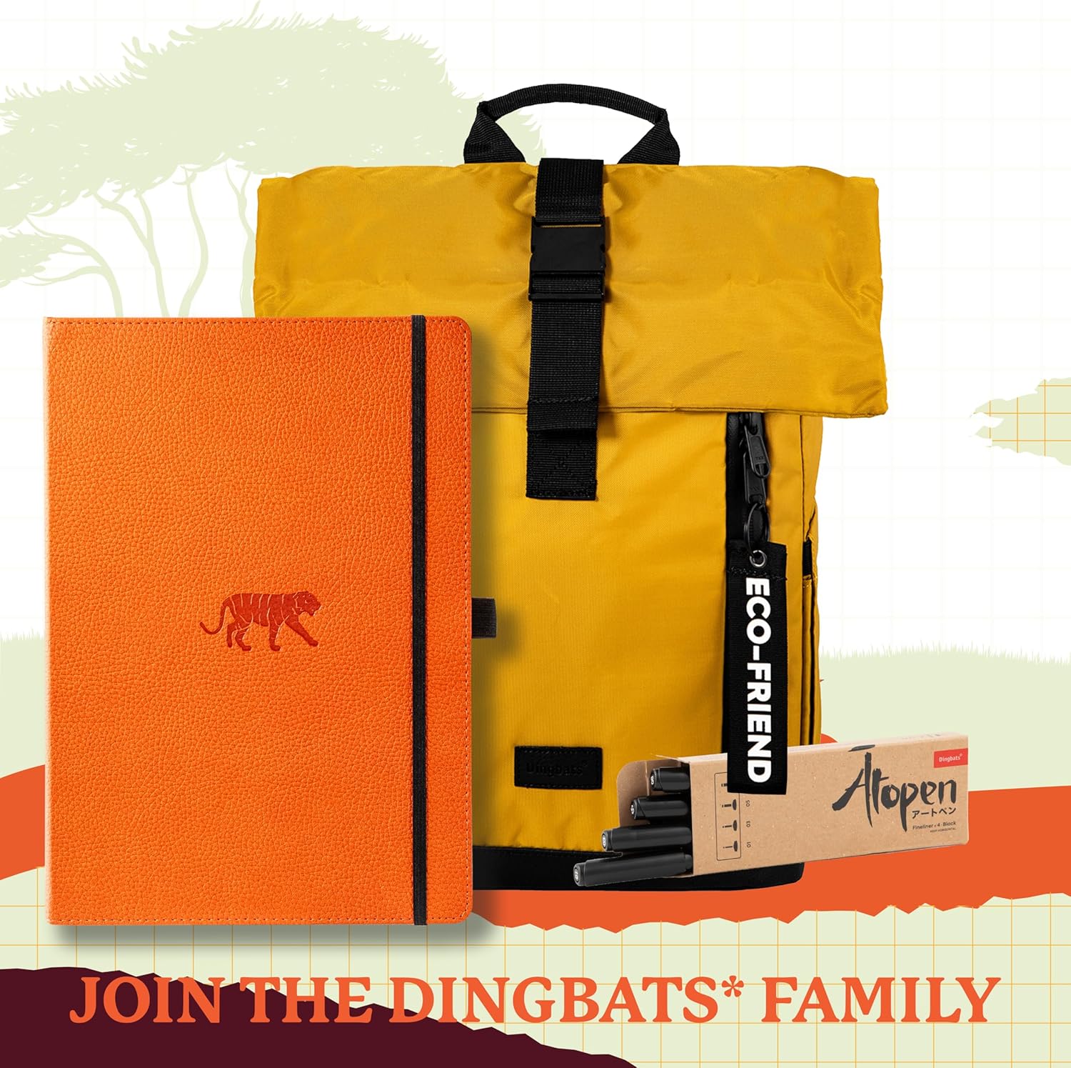 A4+ Orange Tiger Lined (Wildlife) - Image 7