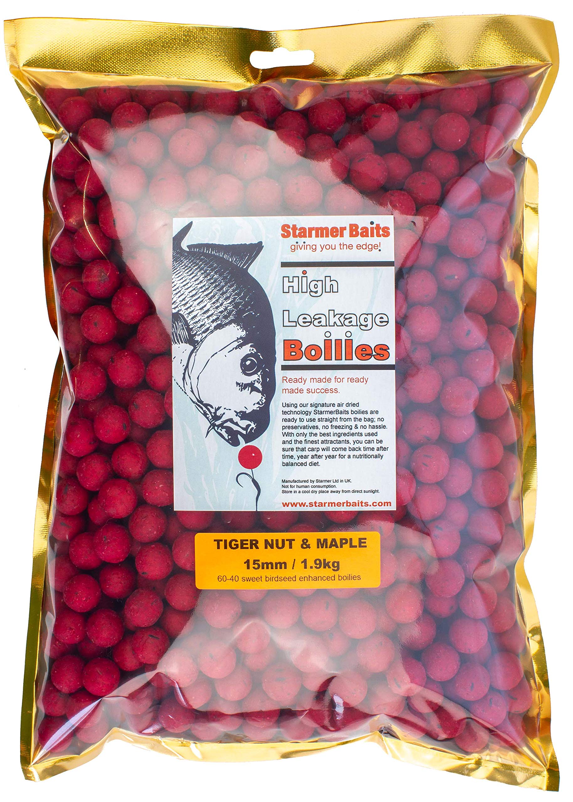 starmerbaits Tiger nut & maple boilies / 15mm / 1.9kg