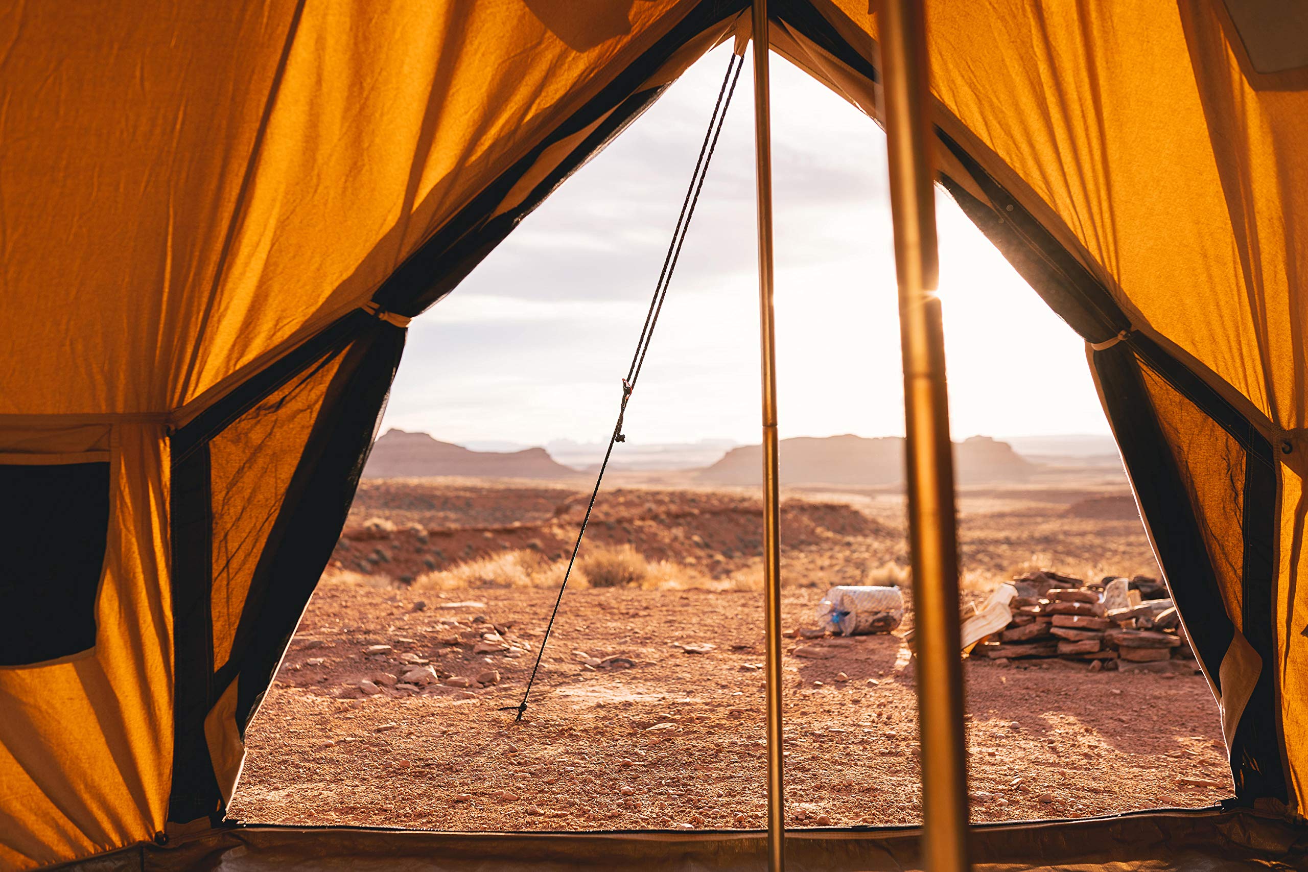 Buy Regatta Canvas Bell Tent w/Stove Jack, Waterproof, 4 Season