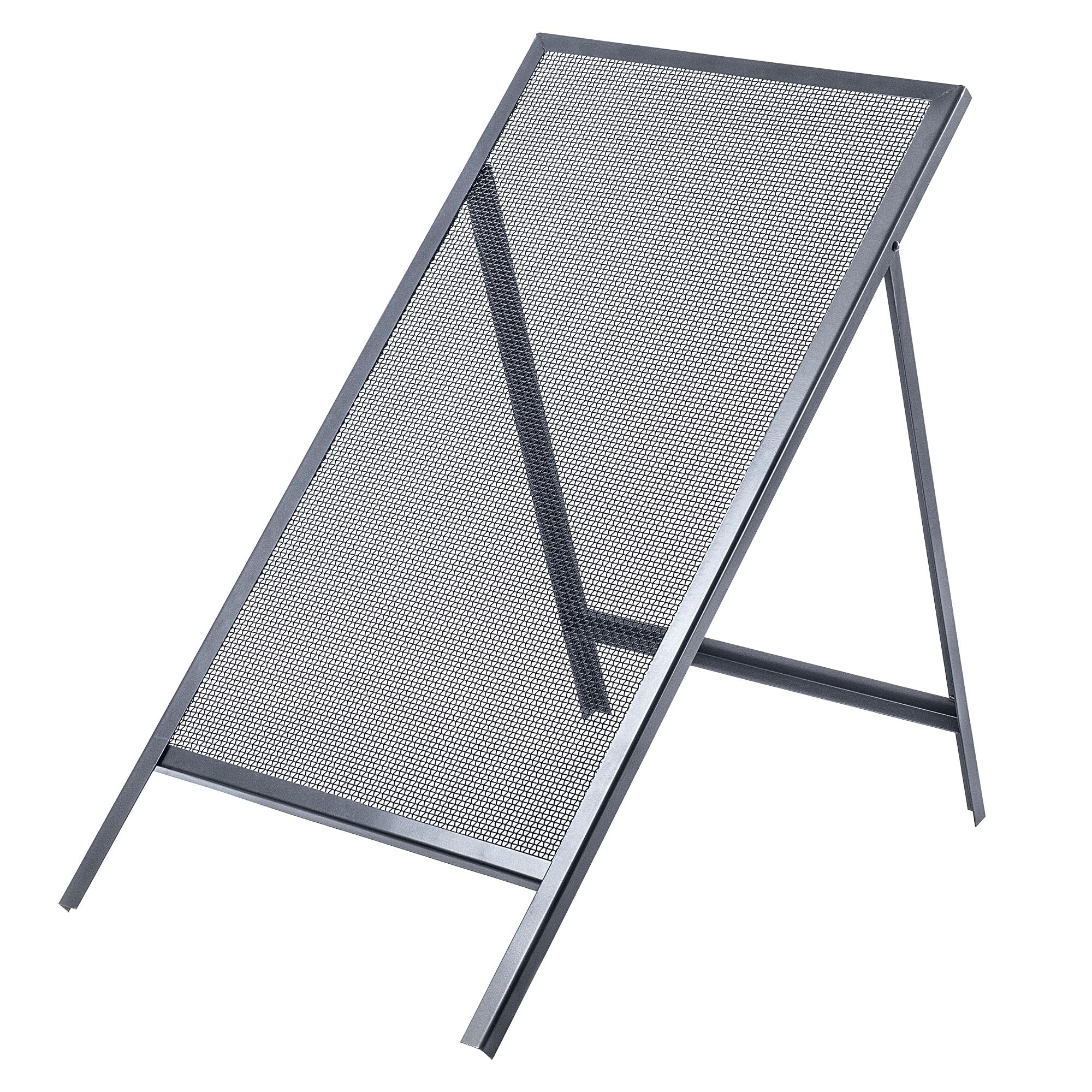 KADAX Durchwurfsieb, Durchwurfgitter aus Stahldraht, Gartensieb, Stahlsieb, Sandsieb, Rechteckiges Bausieb für Sand & Kompostsiebe & Erde & Steine (Maschenweite 0.4 * 0.4 cm)