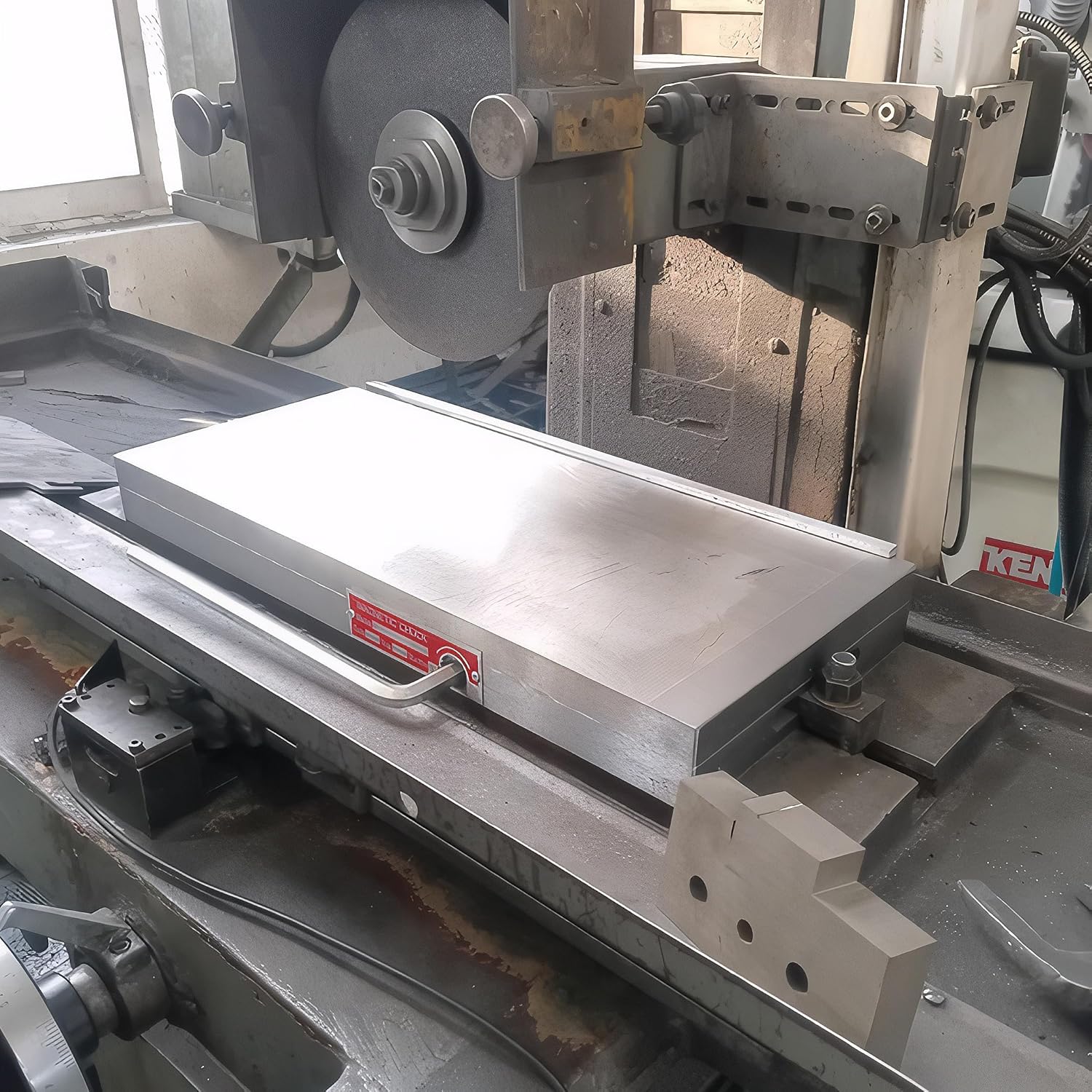 Permanent Magnetic Chuck, 6"x12" Rectangular Fine Pole Magnetic Chuck for Grinding Milling Lathe Workholding