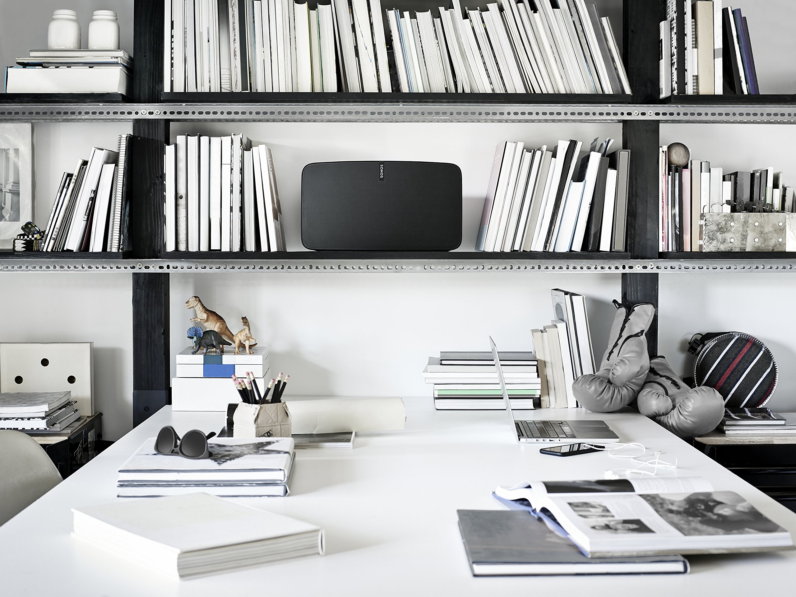 Sonos PLAY:5 Wireless Hi-Fi Smart Speaker, Nero