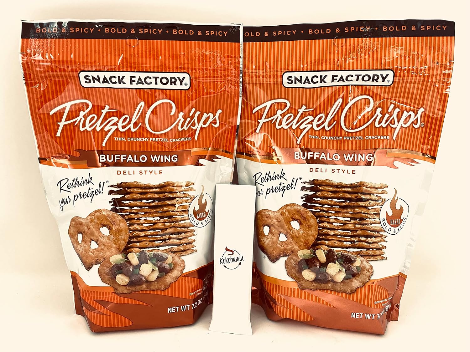 Pretzel Crisps Thin Crunchy Pretzels Crackers Buffalo Wing