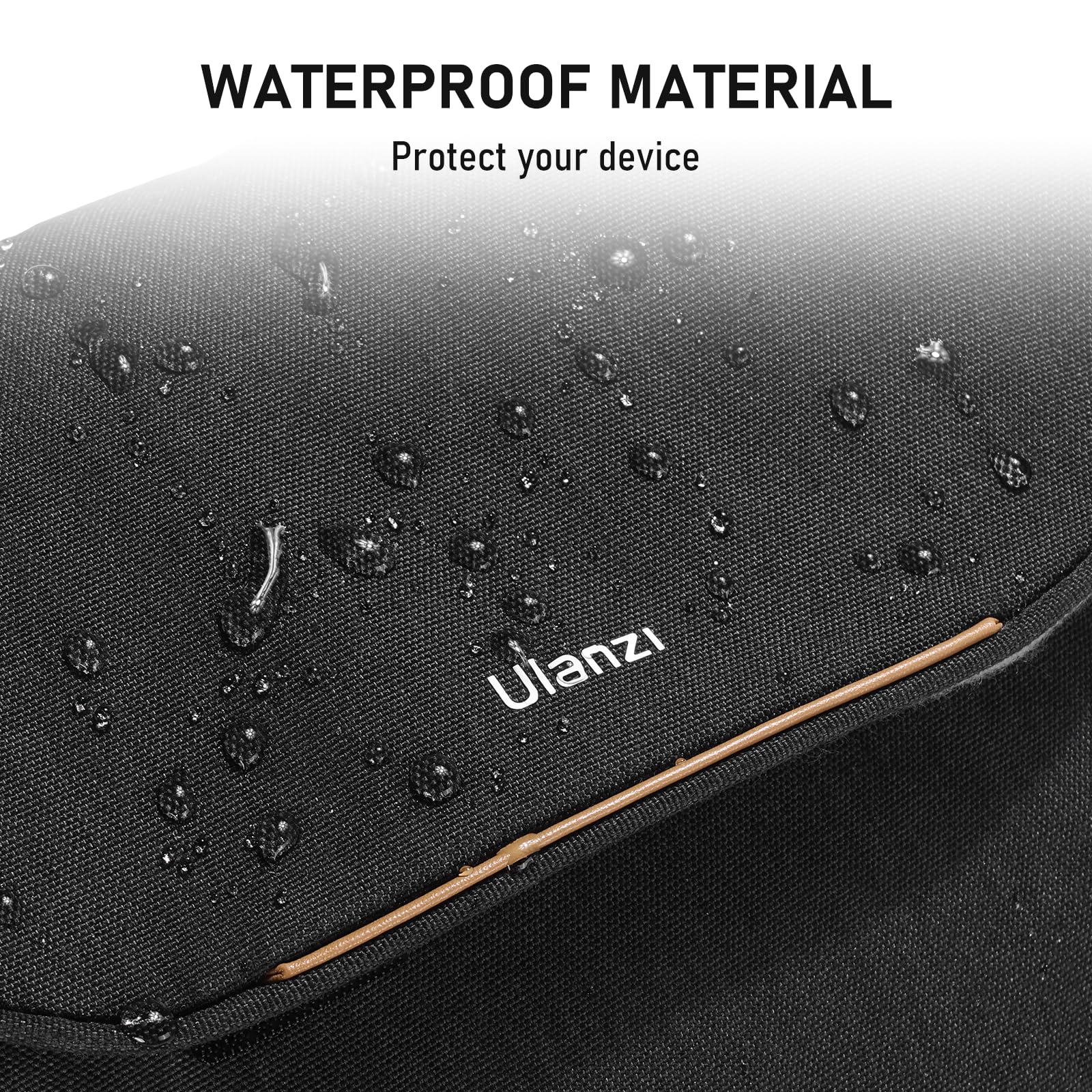 ULANZI Sacoche pour Appareil Photo, 4 L, Sac bandoulière léger SLR/DSLR, Noir, Petite Housse imperméable pour Femmes et Hommes, Compatible avec Sony/Nikon/Fujifilm, Noir, Minimalisme