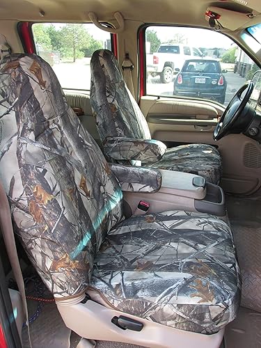 Miniatura 3 de Durafit Seat Covers Hecho para adaptarse a las fundas de asiento de silla de capitán de respaldo alto delantero F150-F550 1999-2001 en XD3 Endura