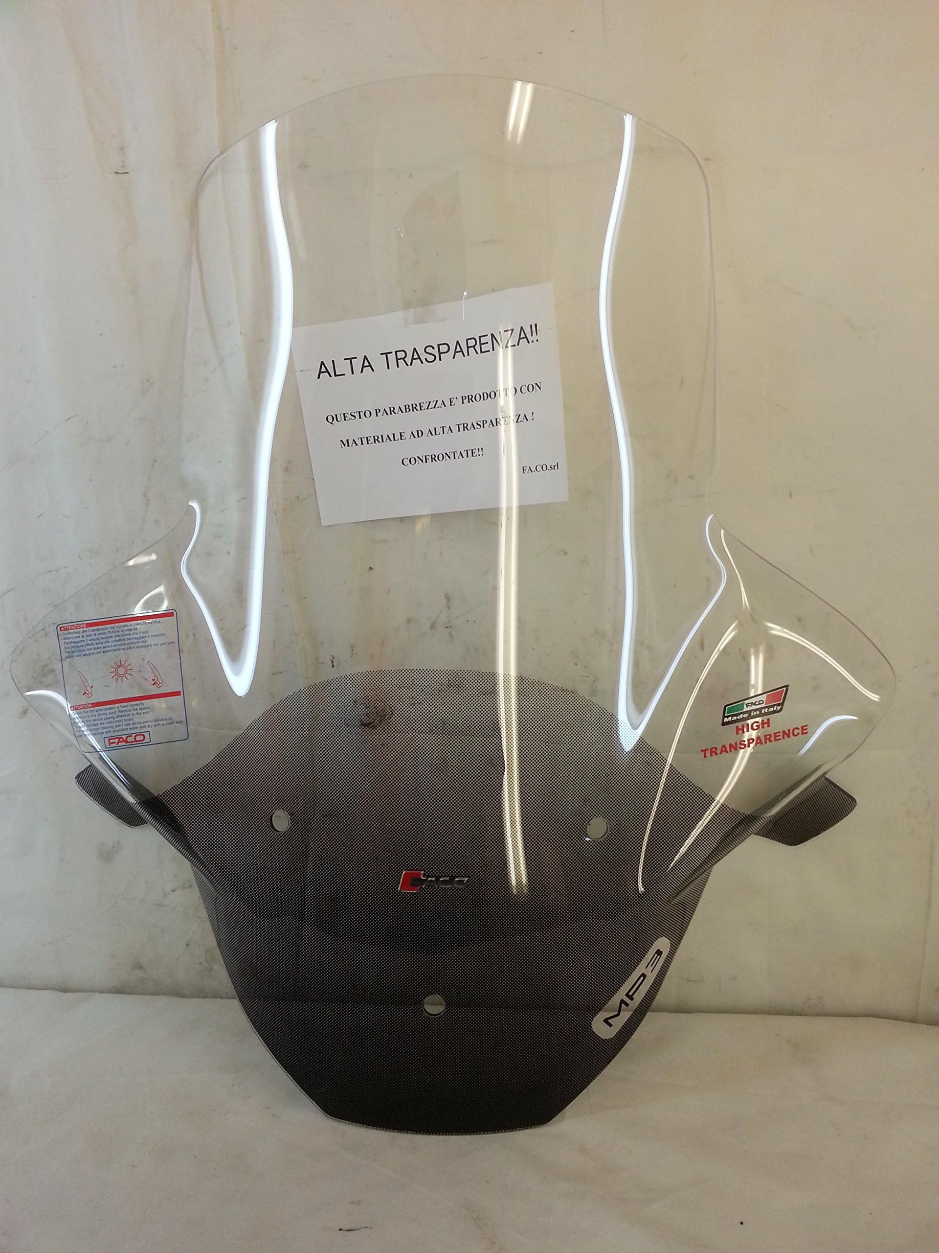PARABREZZA FACO HONDA SW T 600 LASTRA ALTA VISIBILITA' 8003168192039