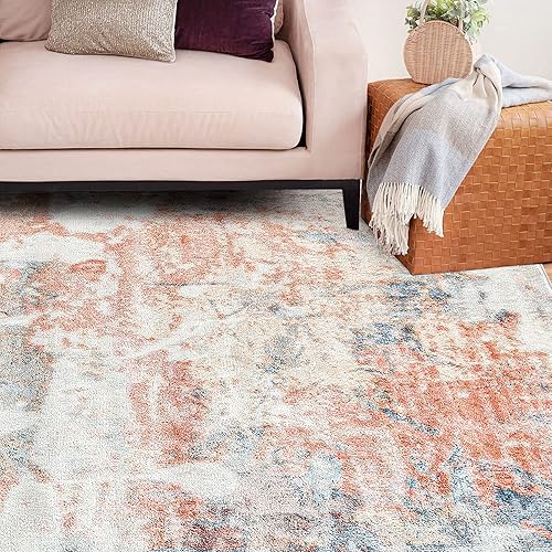 Miniatura 4 de Amunra - Alfombra grande moderna de 8 x 10 pies, 8 x 10, para sala de estar, comedor, dormitorio, cocina, entrada, sala de estar, moderna,