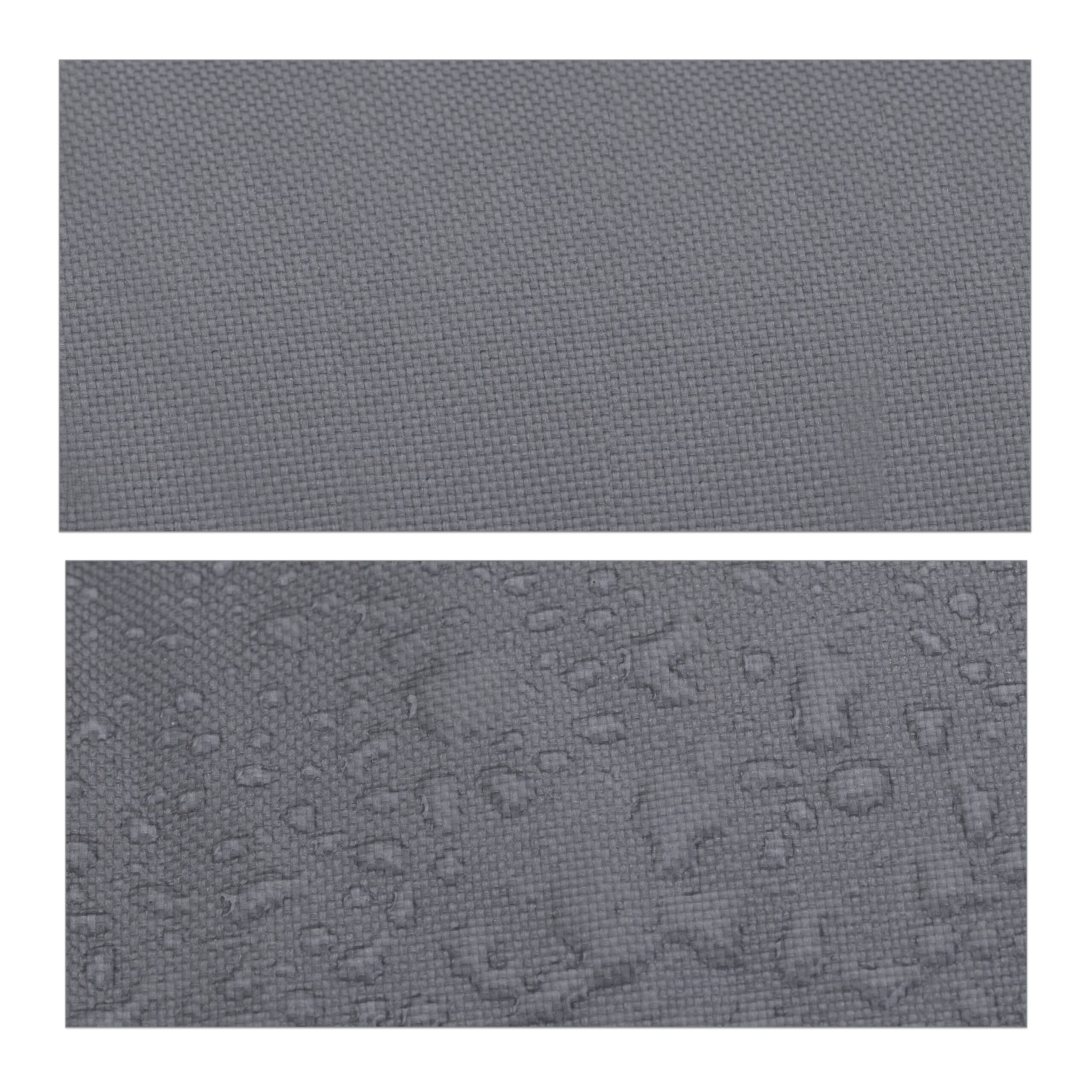 Relaxdays Cuscino per Cani, 110 x 90 cm, Lettino Morbido, Divanetto Dog Beds, Divanetto Lavabile in Poliestere, Grigio