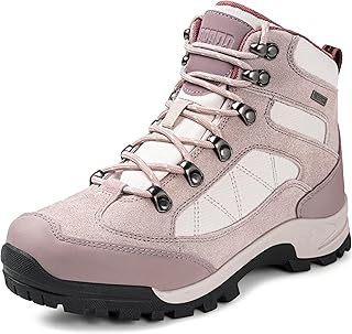 R CORD Womens Hiking Boots Breathable Hiking Boots Womens Waterproof Ankle Support Athletic Outdoor Non-slip Durable Hikin Price In India