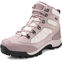R CORD Hiking Boots Women Waterproof Ankle Support Womens Hiking Boots Backpacking Boots Breathable Non-slip Womens Hiking Shoes Durable Boots for Outdoors
