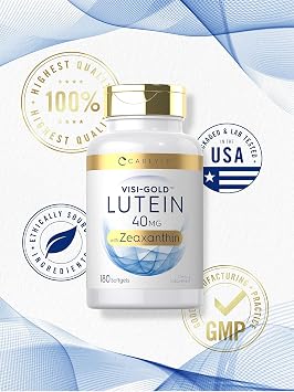 Carlyle Lutein and Zeaxanthin Supplement | 40mg | 180 Softgels