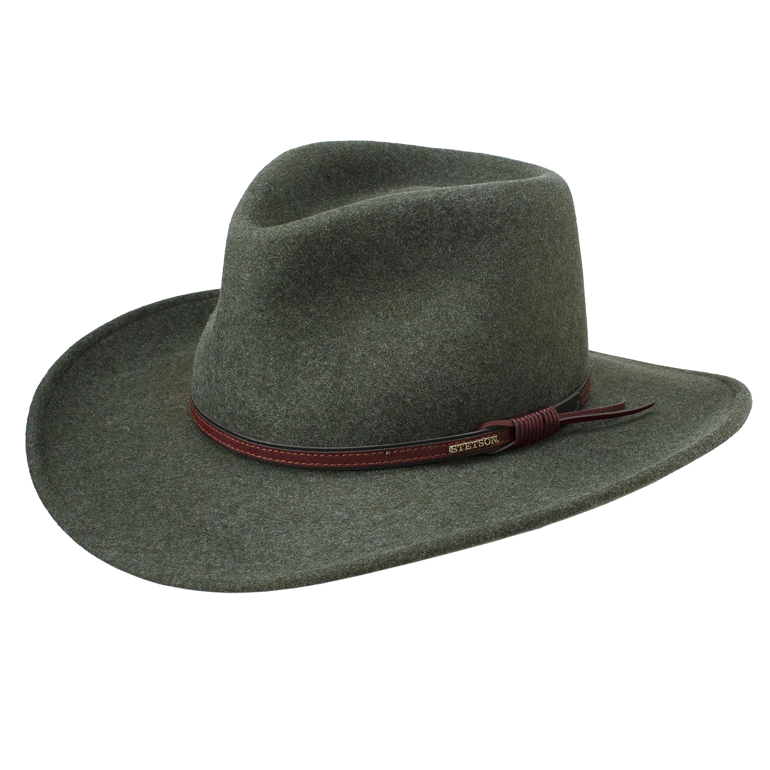 stetson Men's Bozeman Wool Felt Crushable Cowboy Hat - Twboze-813007 Black-picture-41