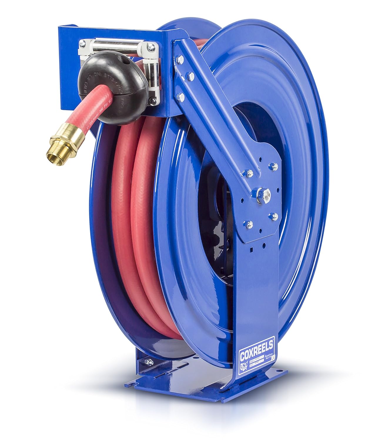 Coxreels SpringDriven Fuel Hose Reel with Hose, Model TSHFN550, 3/4" Hose ID, 50' Length