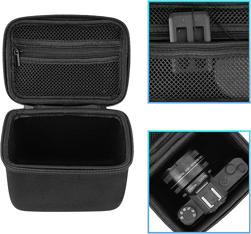 Miniatura 2 de Funda de cámara 4K premium compatible con cámaras de vlogging FemivoIWEUKJLOVETEKVJIANGER 4K 48MP (solo funda) (negro)