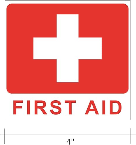 Miniatura 2 de Calcomanías de seguridad ISO (paquete de 5 calcomanías), 4 x 4 pulgadas, calcomanías para ventanas, automóviles, cajas, contenedores, equipos