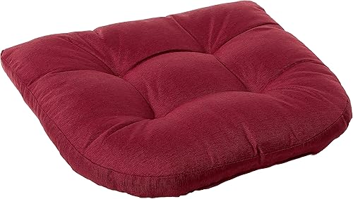 Vista 2 de Sweet Home Collection Rocking Chair Cushion Premium Pads Non Skid Slip Backed Set of Upper and Lower with Ties