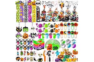 162 PCS Halloween Party Favors for Kids