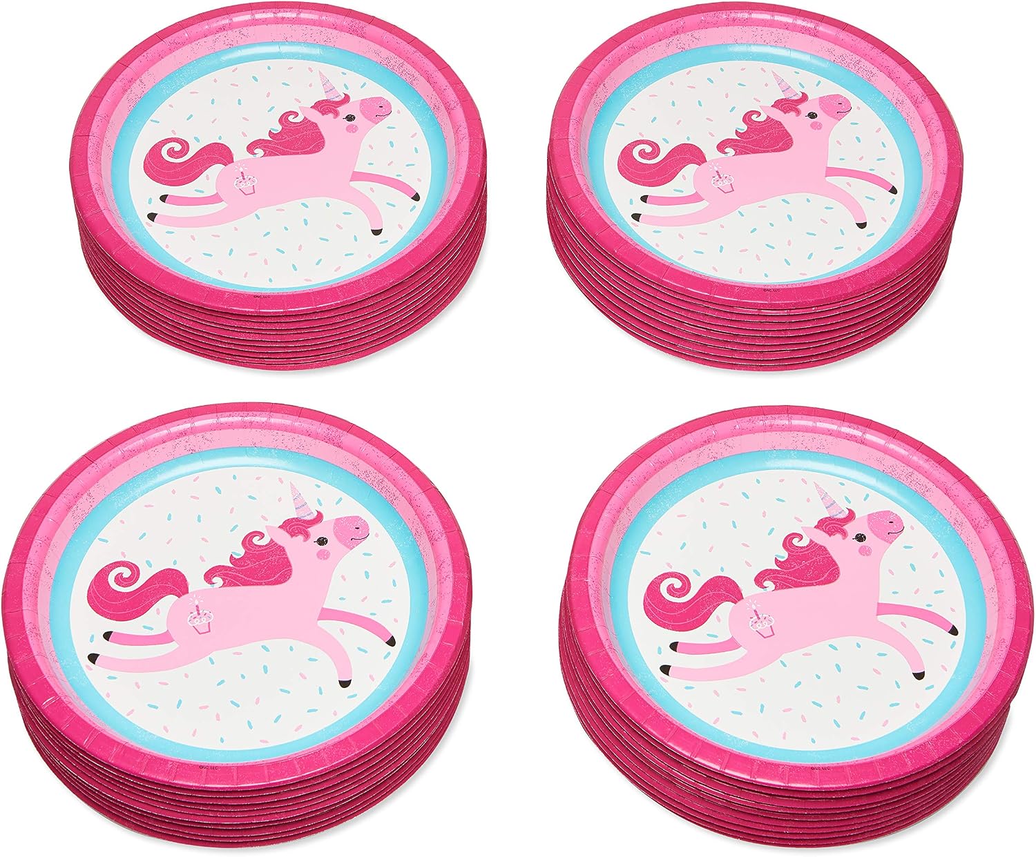 American Greetings Unicorn Party Supplies, Paper Dinner Plates (40-Count)