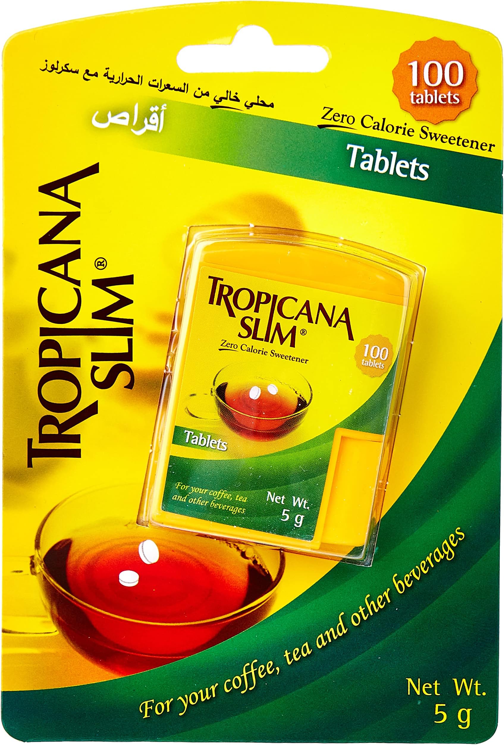 Tropicana Slim Zero Calorie Sweetener Diet Tablet - 5 gm
