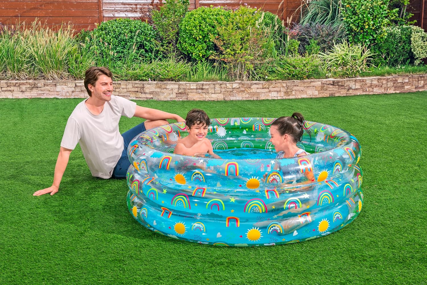 Bestway Rainbow Splash Paddling Pool Diameter 150 x 53 cm