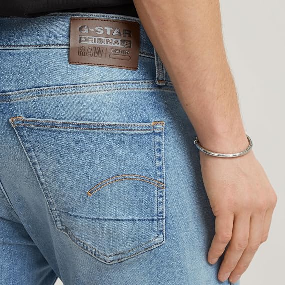G-Star Men's 3301 Slim Jeans, Blue, 34W x 30L