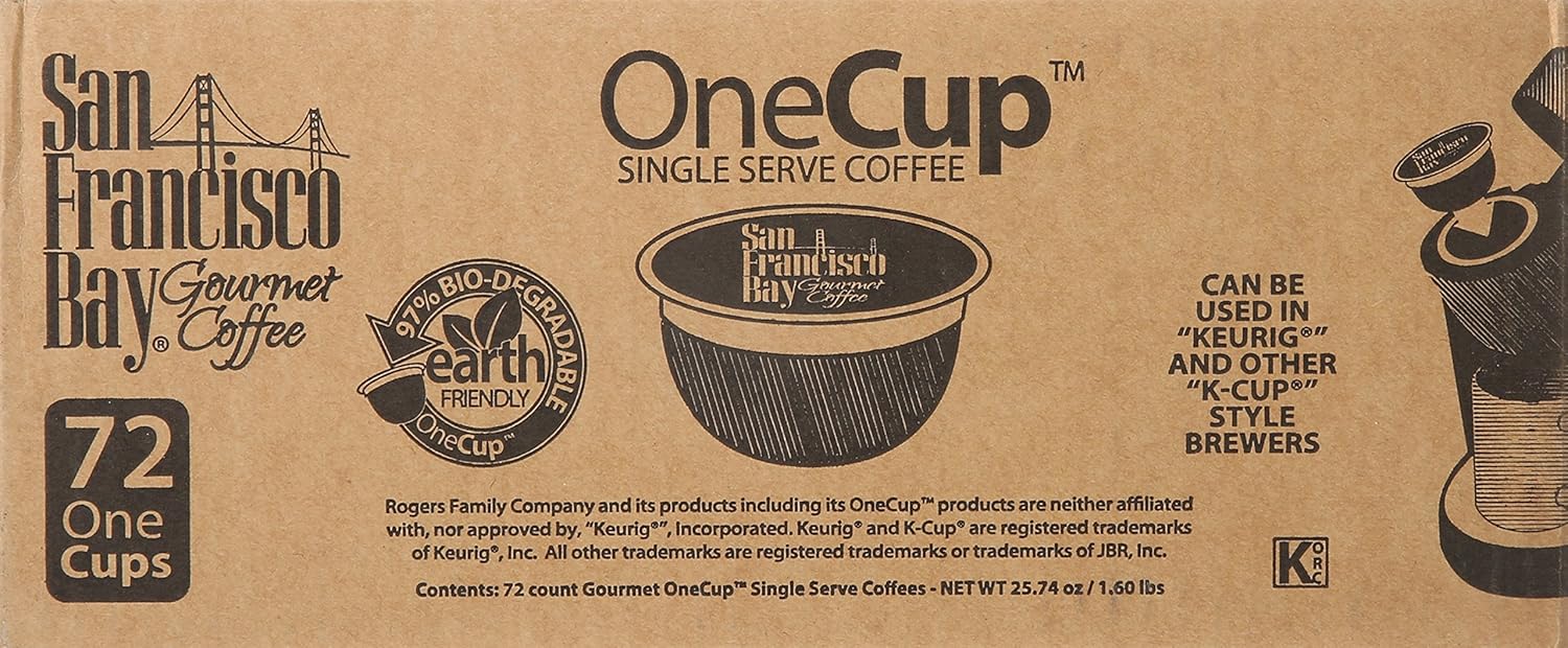San Francisco Bay Coffee, Breakfast Blend, 72 Count