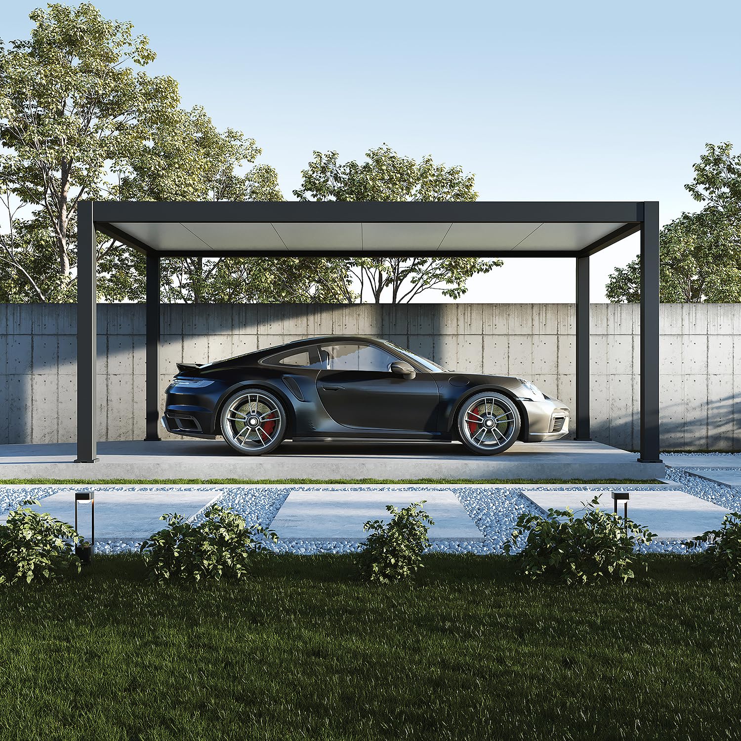 Weide Carport Aluminium Pergola 3x5,3 m