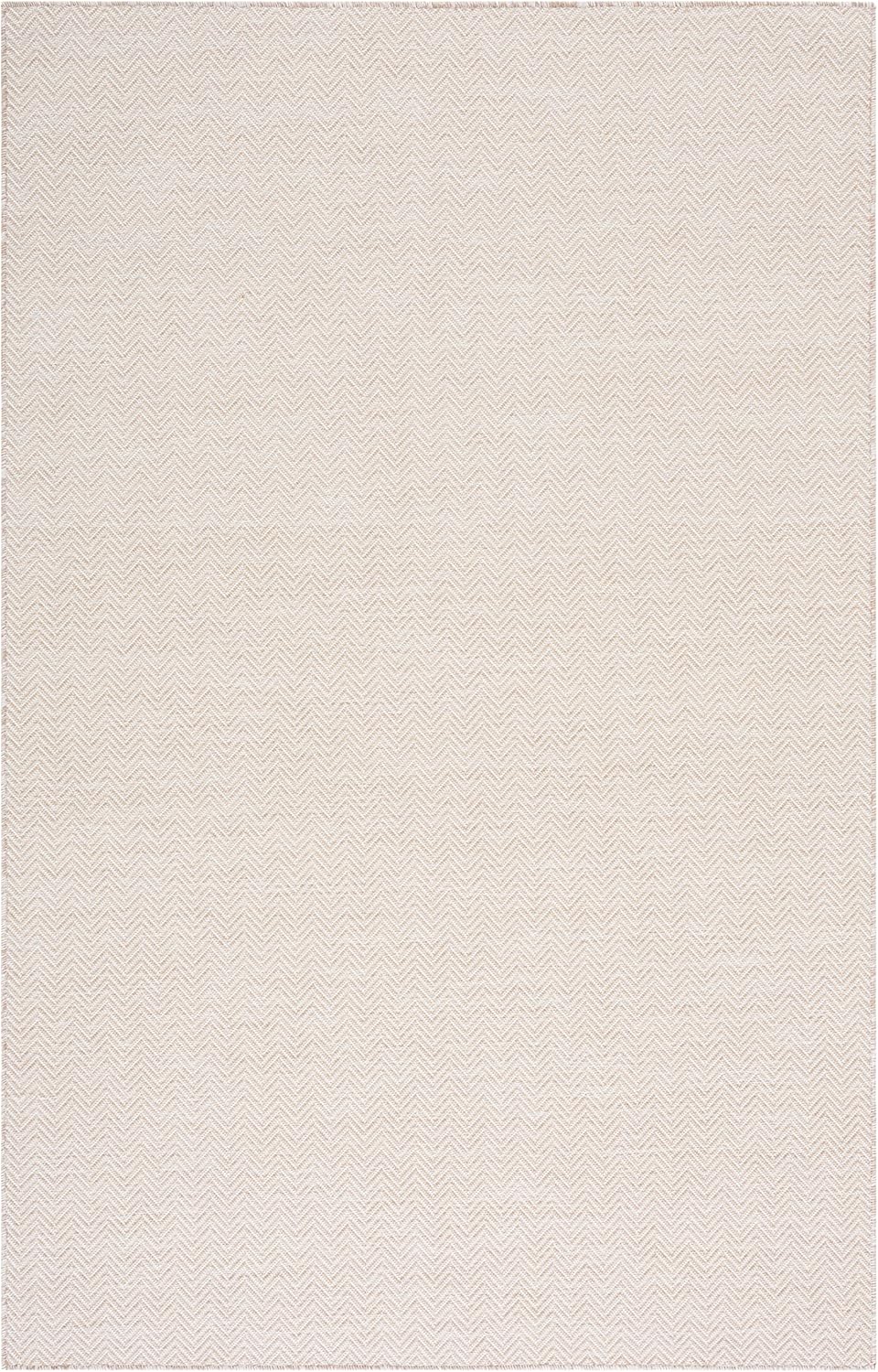 SAFAVIEH Hampton Collection Accent Rug - 4' x 6', Beige & Ivory, Non-Shedding & Easy Care, Indoor/Outdoor & Washable-Ideal for Patio, Backyard, Mudroom (HTN233E)