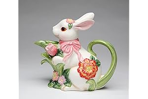 Springtime Bunny Rabbit Teapot