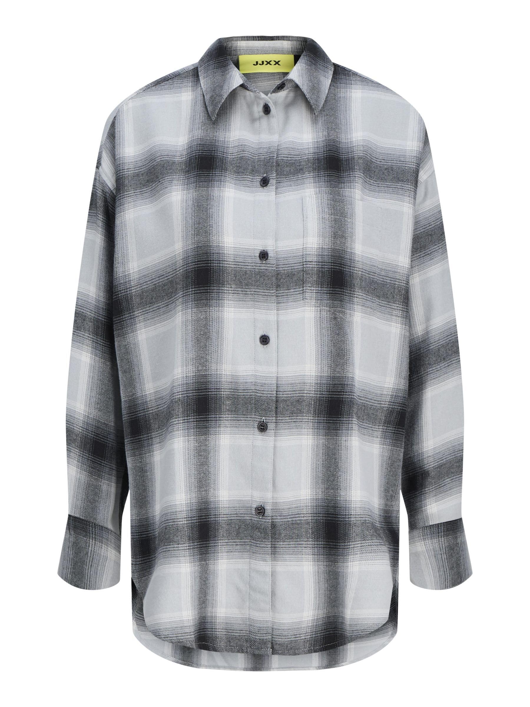 JJXX Jxjamie Flannel LS Shirt WVN Sn, Black, M