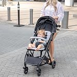 Ingenuity Stroller CS+ 3Dquickclose compact folding – Lightweight stroller with oversized canopy, extra-large storage and compact folding