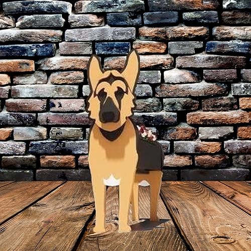 Miniatura 3 de Macetero para perros, maceta con forma de animal, macetas de jardín para suculentas de primera calidad, diseño lindo de perro, contenedor de