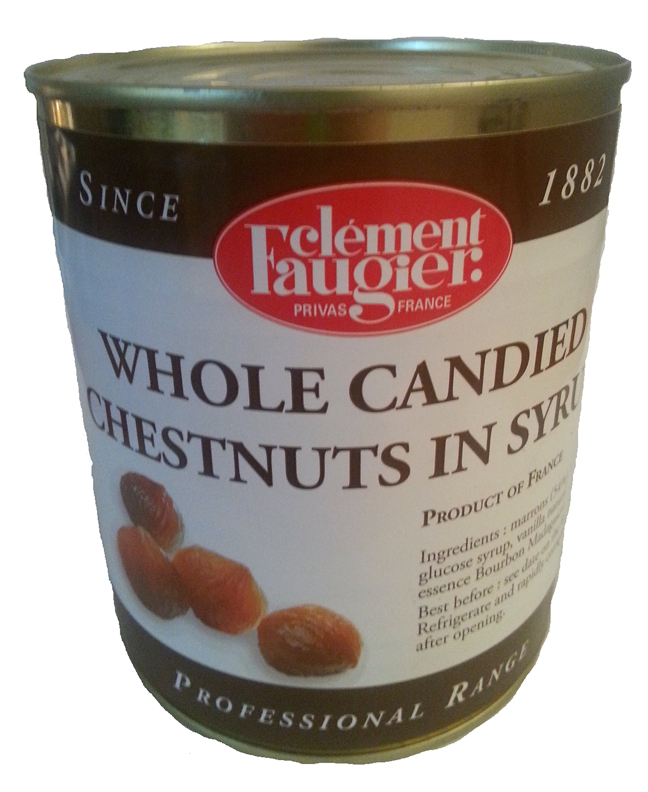 Clément Faugier - Castañas Enteras Confitadas en Almíbar - 1,1Kg