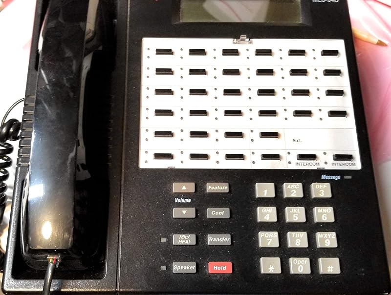 Avaya MLS 34D Telephone Black