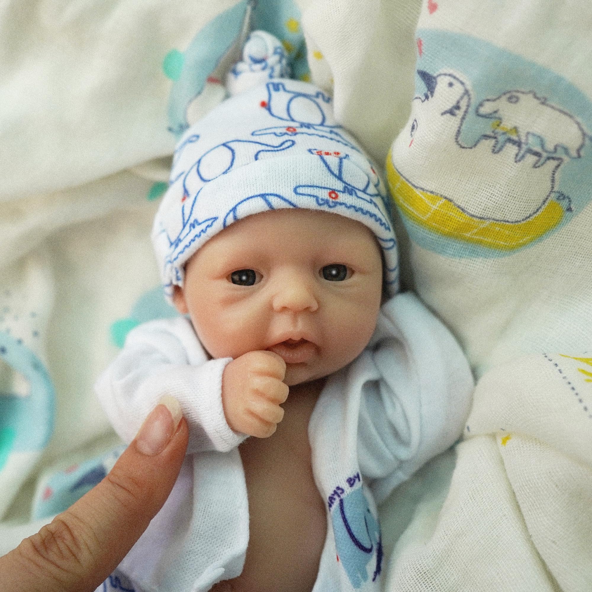 Amazon | MYREBABY 7インチ リボーンドール シリコンドール 男の子