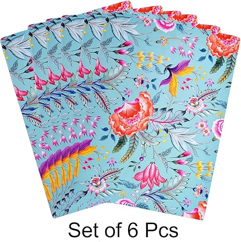 Miniatura 5 de Decozen Juego de 6 manteles individuales de corcho, resistentes a los arañazos, a las manchas de calor, decoración de cocina antideslizante, mantel