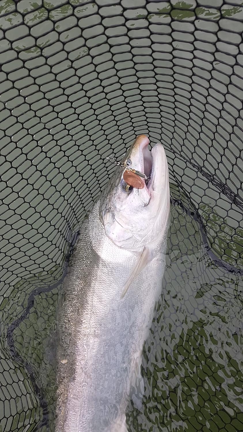 Prime Lures Weighted Fishing Spinners Real Silver