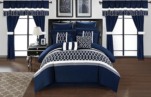 Chic Home CS2877-AN Dinah 24 Piece Bed in A Bag