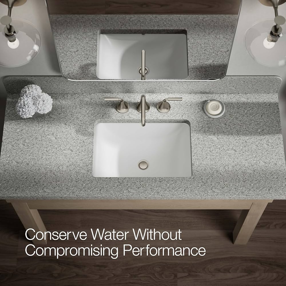 洋楽 REGUAGITATION bathrooms rule! Kohler 27416-4-BN Tone Widespread Bathroom Sink Faucet, 1.2