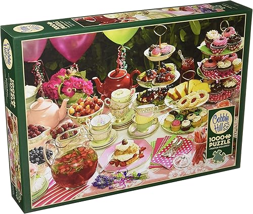 Cobblehill 80083 - Rompecabezas para fiesta de jardín (1000 piezas)