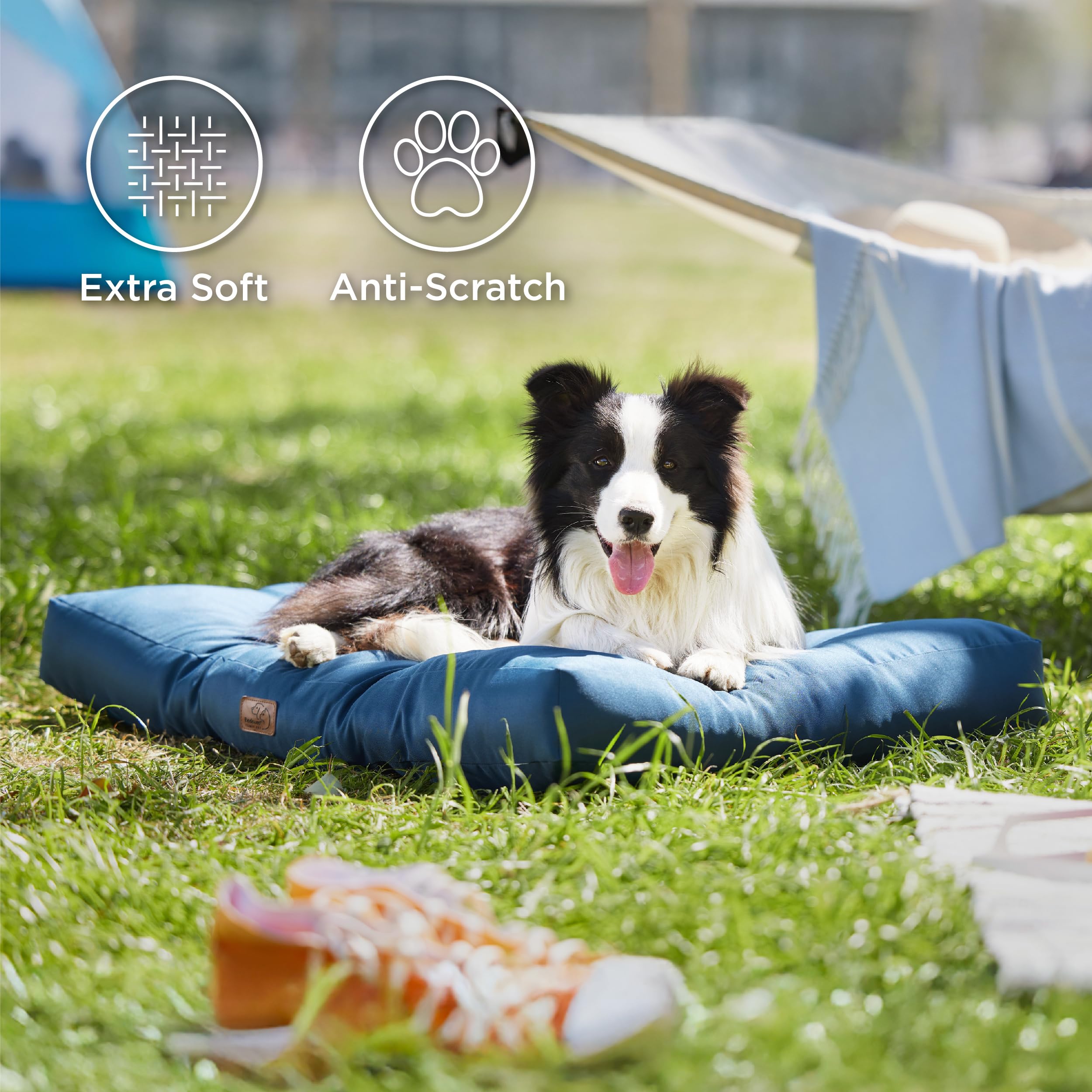 Bedsure - Cuccia Impermeabile Per Cani, XXL-XL, Materasso Lavabile In Tessuto Oxford, Cuscino Per Cani Resistente All'acqua, Per Gabbie, Marrone, 120 X 90 X 10 Cm - Foto 5