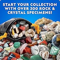 Vista 2 de National Geographic Geology Bundle – Including Rock Collection Box for Kids, Crystal Growing Kit, and Gemstone Dig Kit, Real Gemstones and Crystals
