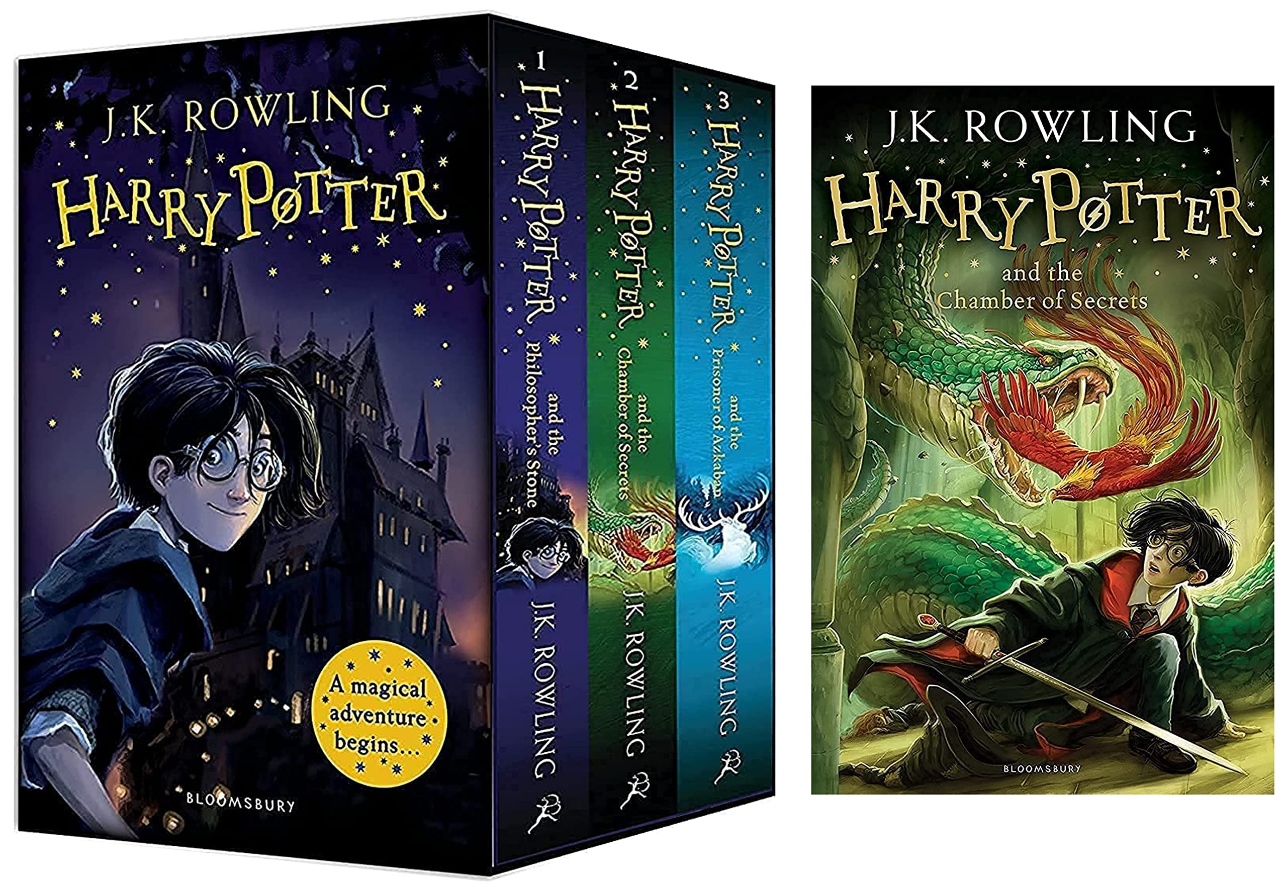 Buy Harry Potter 1-3 Box Set: A Magical Adventure Begins & Harry