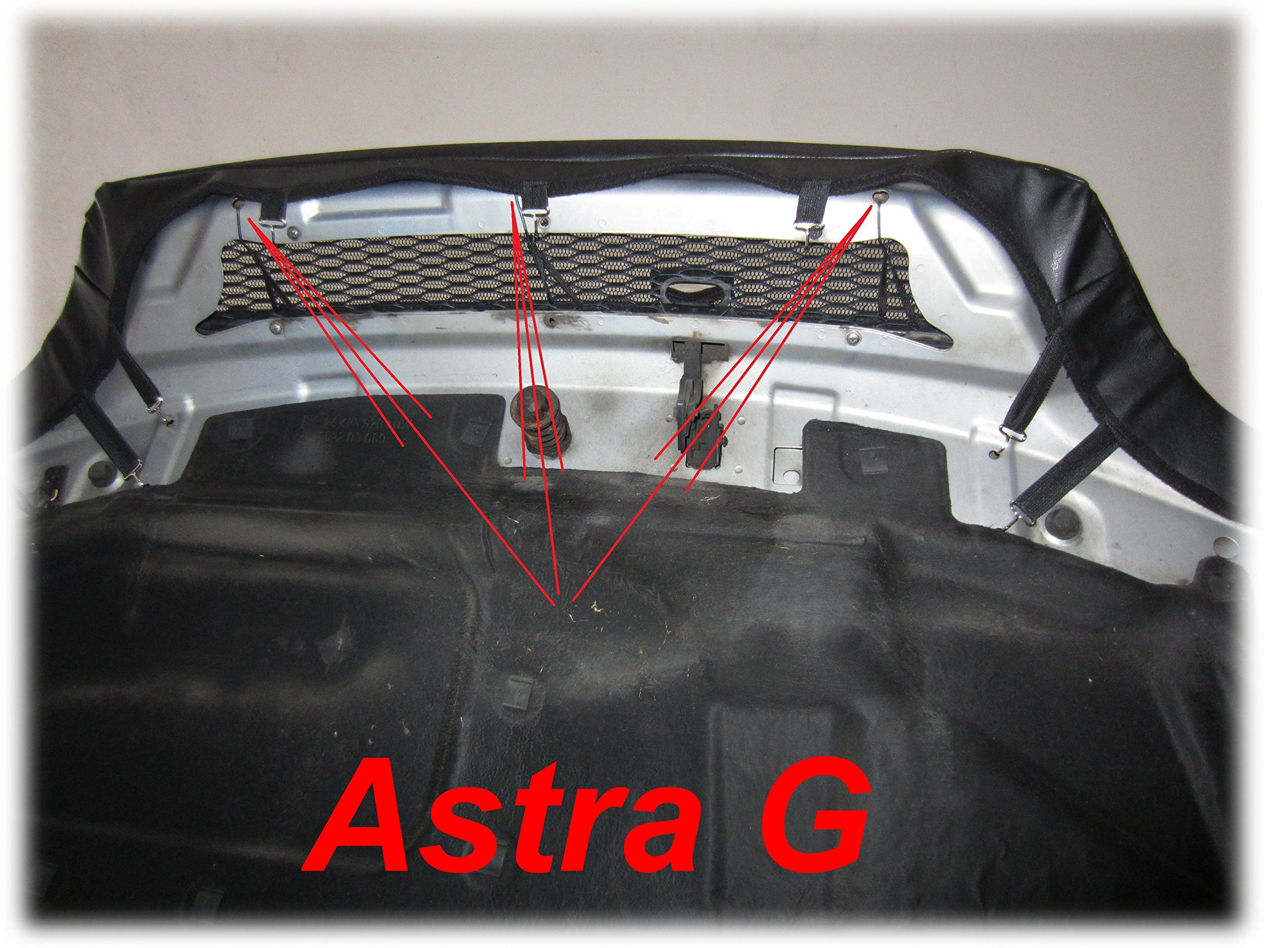 AB-00138 BONNET BRA kompatybilny z Opel VAUXHALL Astra G 1998-2005 STONEGUARD PROTECTOR TUNING