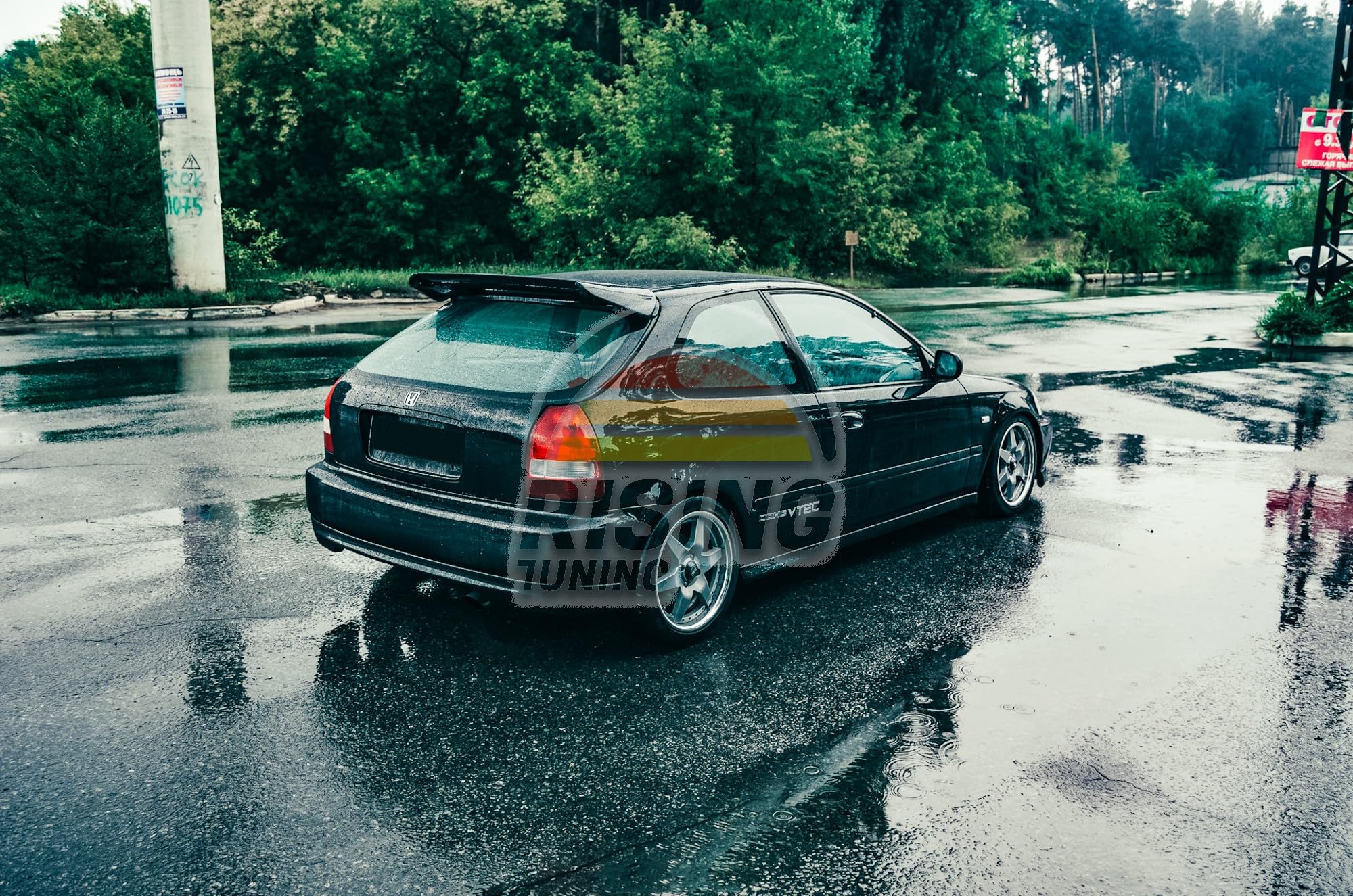 Amazon | RisingTuning Seeker V2 スポイラー ホンダ シビック EK EJ