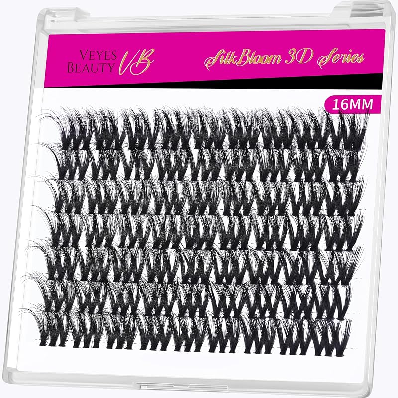 Cílios postiços em tufos VEYESBEAUTY VBmuse 16 mm