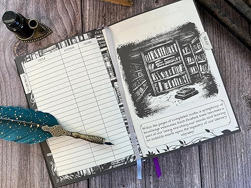 Miniatura 4 de Diario de Conquest Waiting for the Night Readers, inspirado en gótico, diario para leer, 150 páginas, 6 x 8.5 pulgadas, encuadernación plana, 2