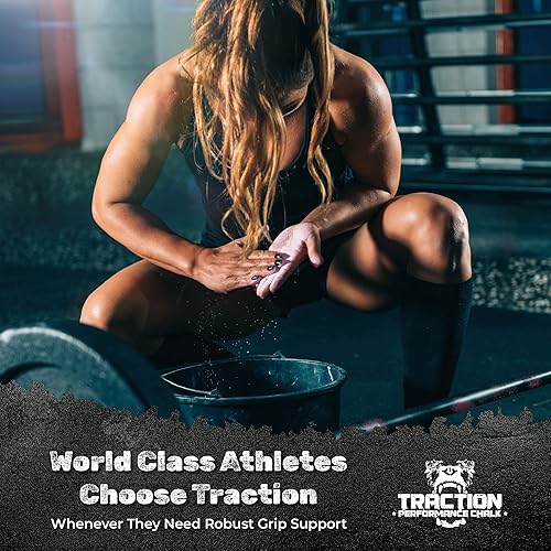 Miniatura 6 de Tiza de gimnasio de color Traction Performance  Tiza en polvo para gimnasia, escalada en roca, levantamiento de pesas y entrenamientos, polvo de