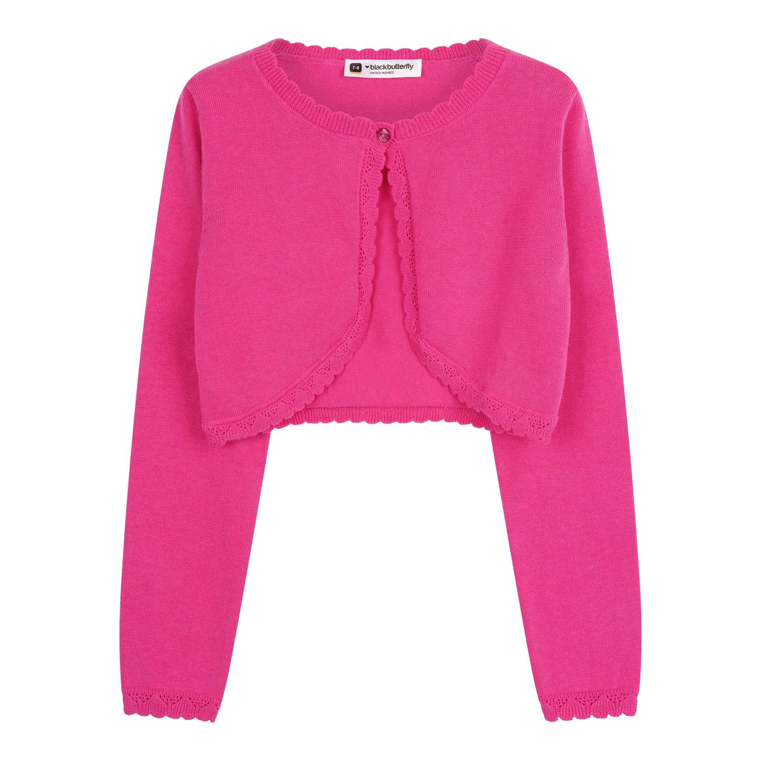 BlackButterfly Girls Long Sleeve Knit Bolero
