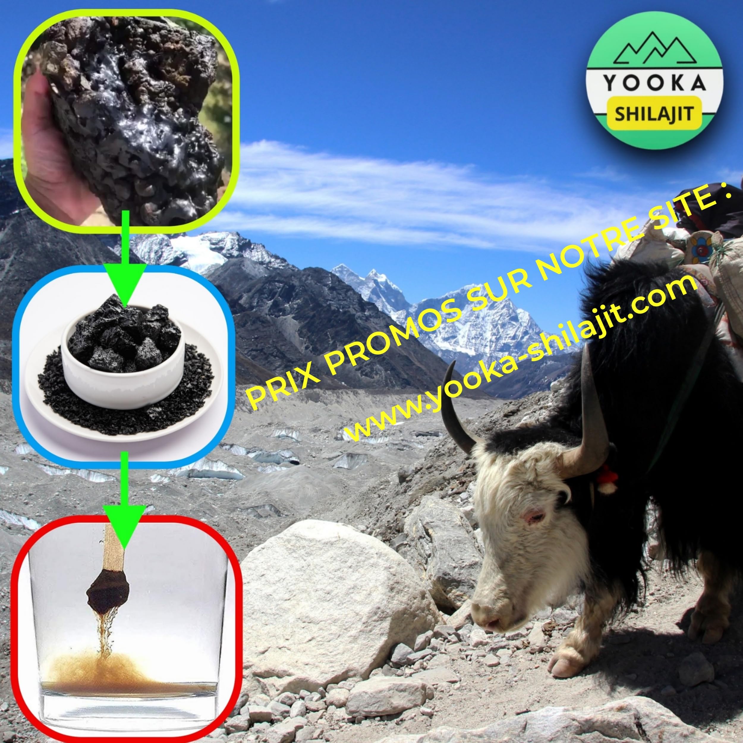 YOOKA Shilajit RESINA 30G natural artesanal de oro puro. 70% ÁCIDO FULVICO, prueba de laboratorio que garantiza +85 minerales, 12% ácido húmico. Secado sol 60 días, purificada 40 veces. Sociedad